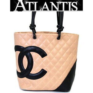 Chanel Coco Mark Cambon Tote Bag Beige Calfskin